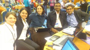 With partners from other countries - Israel and Mauritania, Prague, 2012