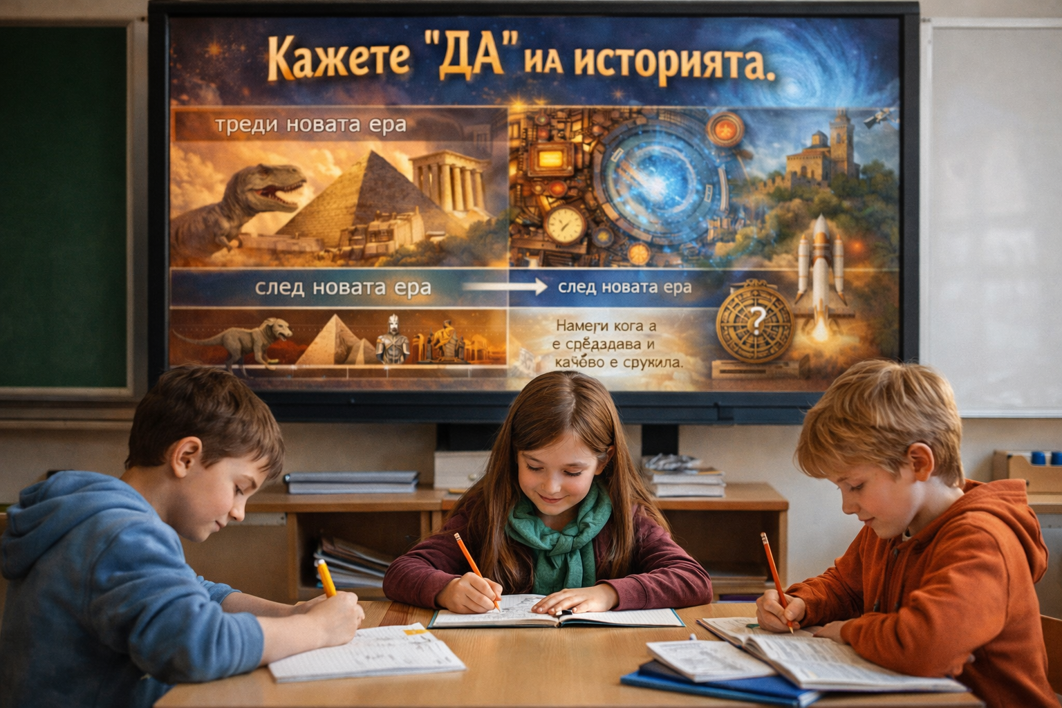 Кажете „ДА“ на историята.